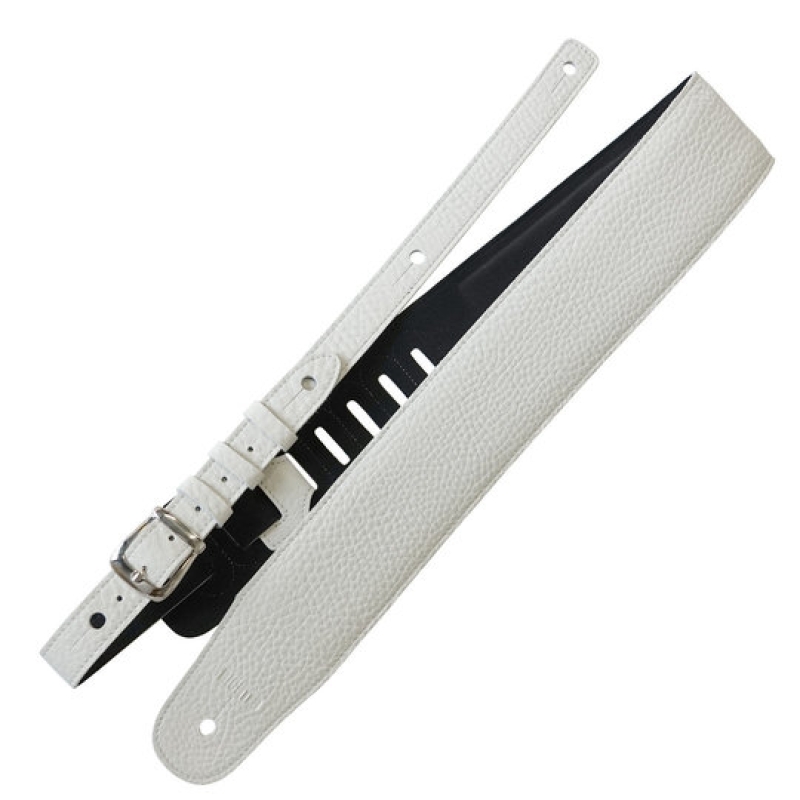 Richter Straps Luxury Beluga White Gitarrengurt, #1067